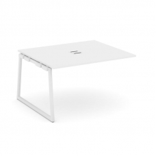 Style Project Проходной наб. элем. перег. стола SN-4T1.NSPRG-033 Белый/Металл Белый/Заглушка Металл