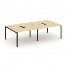 Style Project Рабочая станция 2-х сторон. SN-4P.DRS-032 Акация Лорка/Металл Черный 2360*1232*750