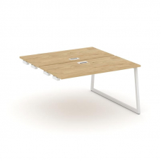 Style Project Стол-приставка к опор. элем. SN-4T1.DPRS-023 Тиквуд Светлый/Металл Белый/Заглушка Плас