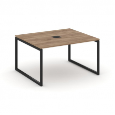 Стайл Проджект Стол переговорный SN-4O.SPRG-032 Дуб Табак/Металл Черный 1180*1180*750