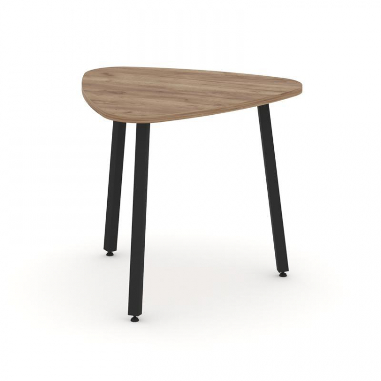 Style Project Стол переговорный SN-4.SPRG-70.3 Дуб Табак/Металл Черный 900*900*750