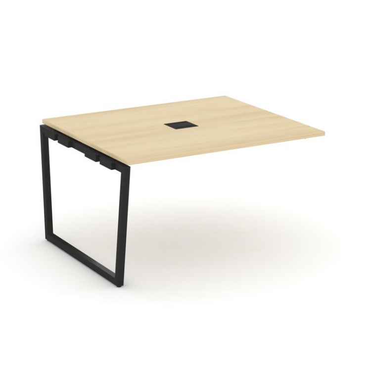 Style Project Проходной наб. элем. перег. стола SN-4T2.NSPRG-034 Акация Лорка/Металл Черный/Заглушка