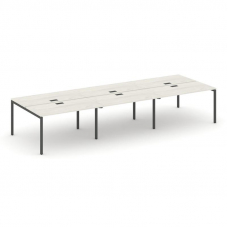 Style Project Рабочая станция 2-х сторон. SN-4P.DRS-072 Дуб Наварра/Металл Антрацит 3540*1432*750