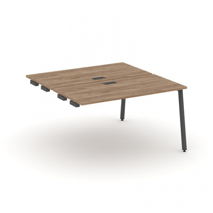 Style Project Стол-приставка к опор. элем. SN-4A.DPRS-014 Дуб Табак/Металл Антрацит 1580*1432*750