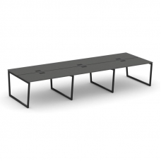 Style Project Рабочая станция 2-х сторон. SN-4T2.DRS-063 Антрацит/Металл Черный/Заглушка Пластик Чер