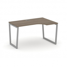 Style Project Стол рабочий эргоном. SN-4T2.SPA-021(R) Вяз Благородный/Металл Серый/Заглушка Пластик
