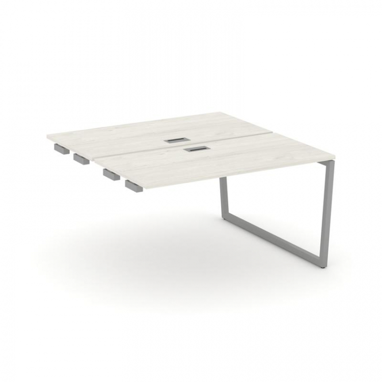 Style Project Стол-приставка к опор. элем. SN-4T2.DPRS-002 Дуб Наварра/Металл Серый/Заглушка Пластик