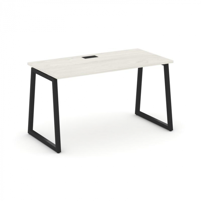 Стайл Проджект Стол письменный SN-4T1.SP-024 Дуб Наварра/Металл Черный/Заглушка Пластик Черный 1580*