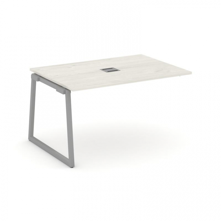 Style Project Проходной наб. элем. перег. стола SN-4T1.NSPRG-001 Дуб Наварра/Металл Серый/Заглушка М