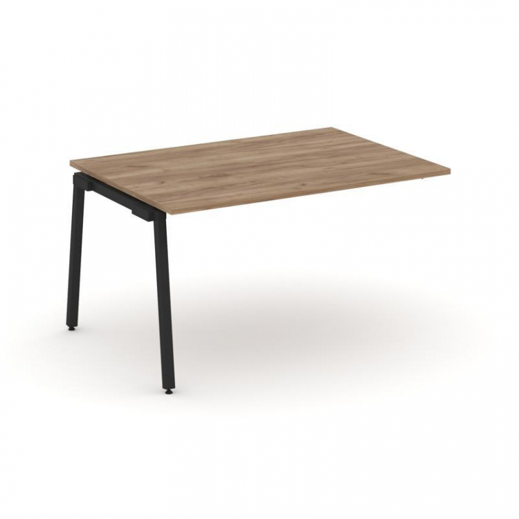 Style Project Проходной наб. элем. перег. стола SN-4A.NSPRG-003.3 Дуб Табак/Металл Черный 1380*980*7