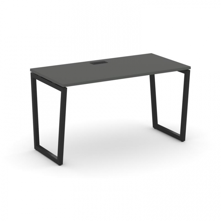 Style Project Стол письменный SN-4T2.SP-003 Антрацит/Металл Черный/Заглушка Пластик Черный 1380*600*