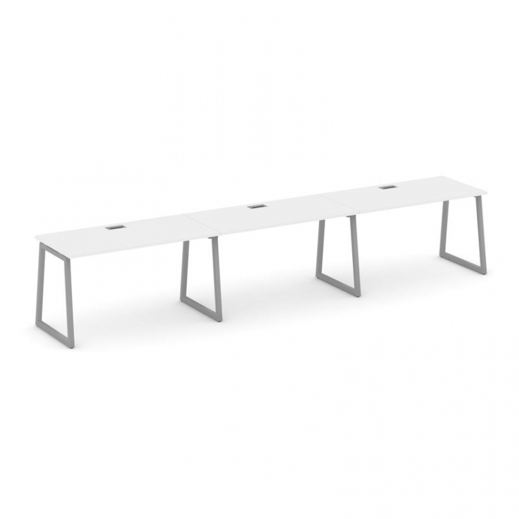 Style Project Рабочая станция 1 сторон. SN-4T1.ORS-031 Белый/Металл Серый/Заглушка Пластик Серебро 2