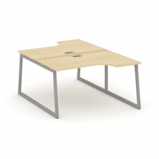 Style Project Рабочая станция эргоном. SN-4T1.DRPA-012 Акация Лорка/Металл Серый/Заглушка Пластик Се