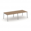 Style Project Стол переговорный SN-4A.SPRG-042.3 Дуб Табак/Металл Серый 2360*1180*750