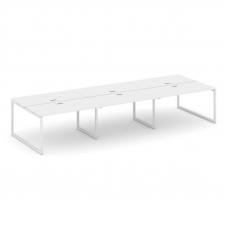 Style Project Рабочая станция 2-х сторон. SN-4O.DRS-072 Белый/Металл Белый 3540*1432*750