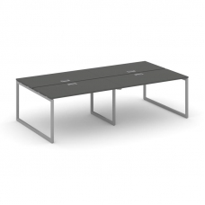 Style Project Рабочая станция 2-х сторон. SN-4O.DRS-042 Антрацит/Металл Серый 2360*1432*750