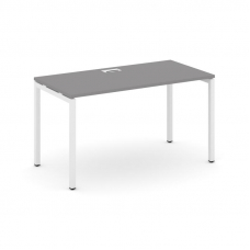 Стайл Проджект Стол письменный SN-4P.SP-002 Серый Пепел/Металл Белый 1180*600*750