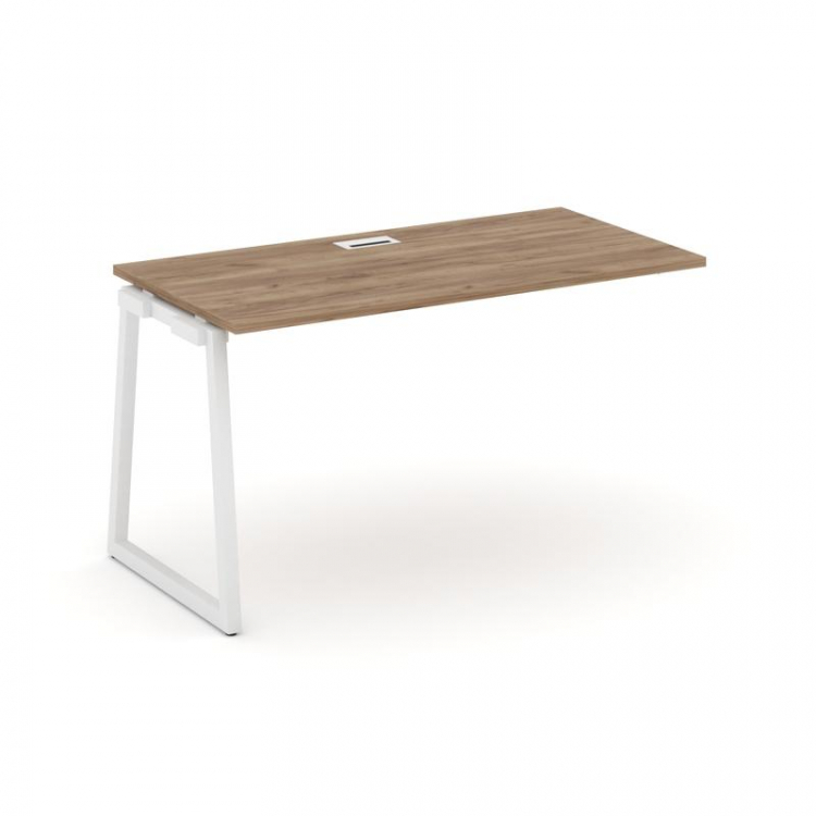 Style Project Проходной наб. элем. SN-4T1.ONRS-024 Дуб Табак/Металл Белый/Заглушка Пластик Белый 158