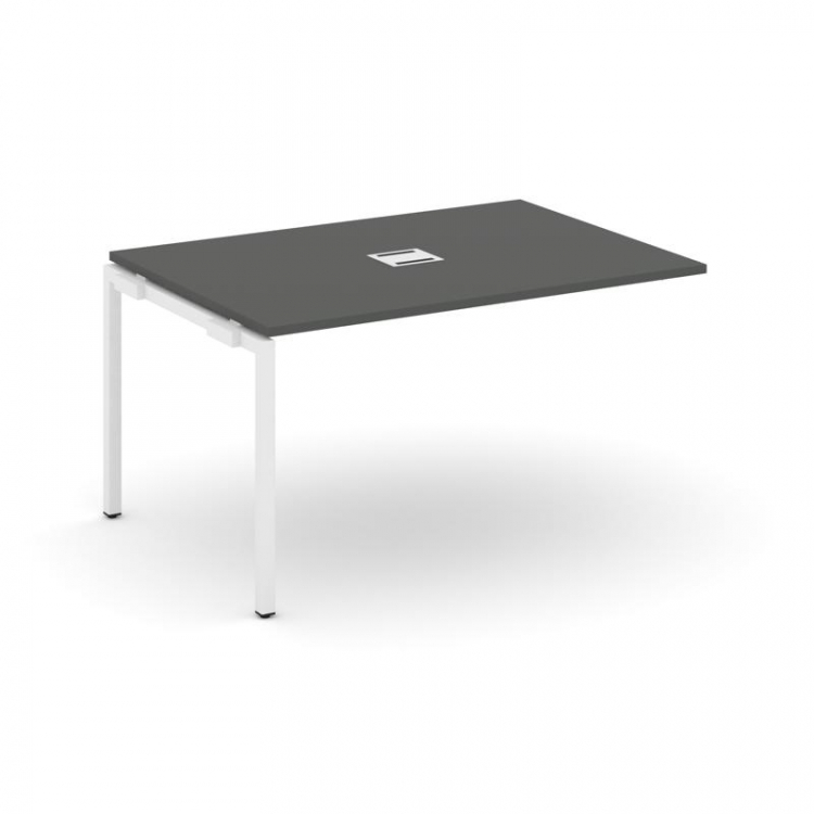 Style Project Проходной наб. элем. перег. стола SN-4P.NSPRG-001 Антрацит/Металл Белый 980*980*750