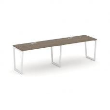 Style Project Рабочая станция 1 сторон. SN-4T2.ORS-021 Вяз Благородный/Металл Белый/Заглушка Пластик