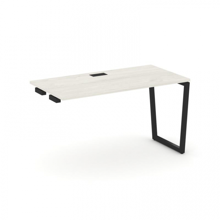 Style Project Стол-приставка к опор. элем. SN-4T2.OPRS-022 Дуб Наварра/Металл Черный/Заглушка Пласти