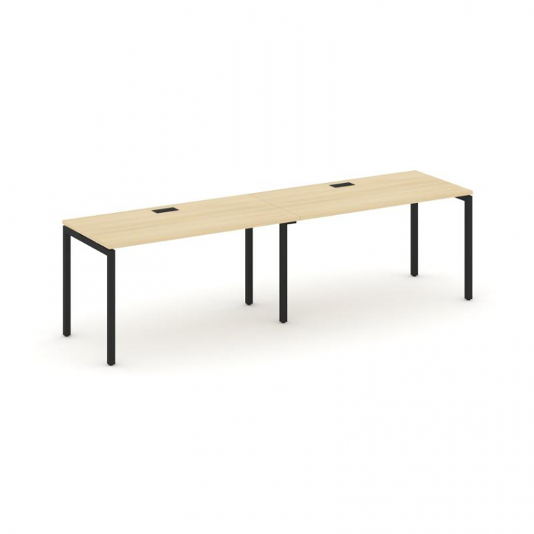 Style Project Рабочая станция 1 сторон. SN-4P.ORS-001 Акация Лорка/Металл Черный 1960*600*750