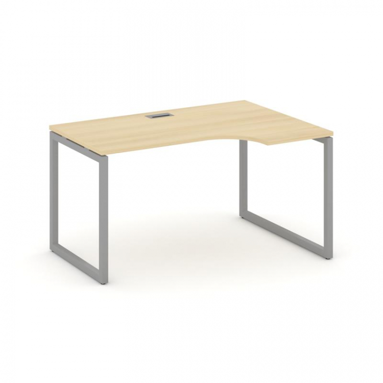 Style Project Стол рабочий эргоном. SN-4O.SPA-022(R) Акация Лорка/Металл Серый 1580*800/980*750