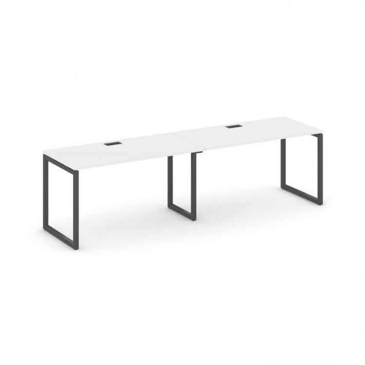 Style Project Рабочая станция 1 сторон. SN-4O.ORS-013 Белый/Металл Антрацит 2760*700*750