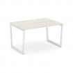 Style Project Стол переговорный SN-4T2.SPRG-001.3 Дуб Наварра/Металл Белый 980*980*750