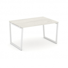 Style Project Стол переговорный SN-4T2.SPRG-001.3 Дуб Наварра/Металл Белый 980*980*750