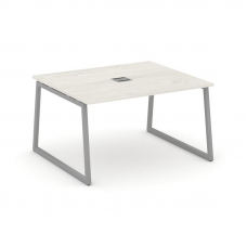 Style Project Стол переговорный SN-4T1.SPRG-032 Дуб Наварра/Металл Серый/Заглушка Металл Серый 1180*