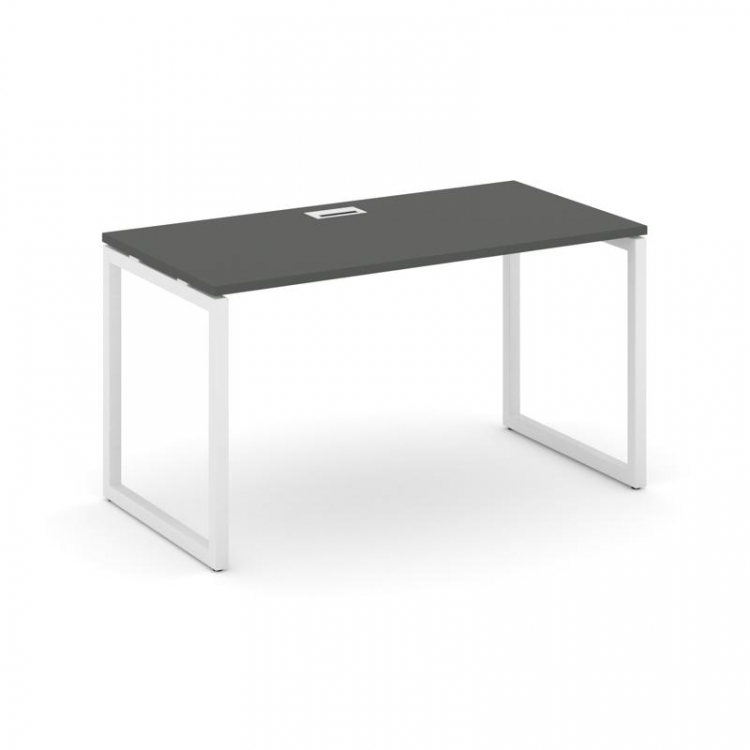 Style Project Стол письменный SN-4O.SP-024 Антрацит/Металл Белый 1580*800*750