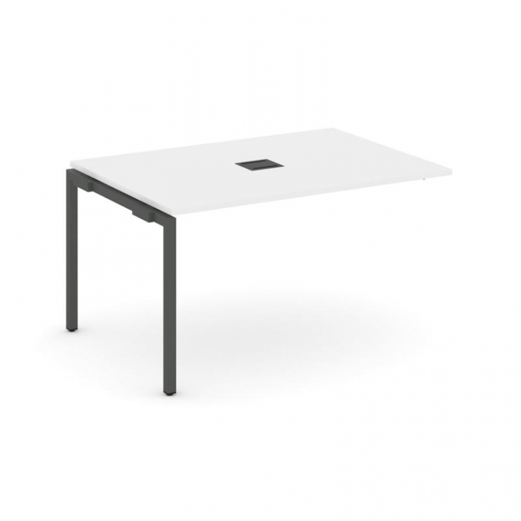 Style Project Проходной наб. элем. перег. стола SN-4P.NSPRG-001 Белый/Металл Антрацит 980*980*750