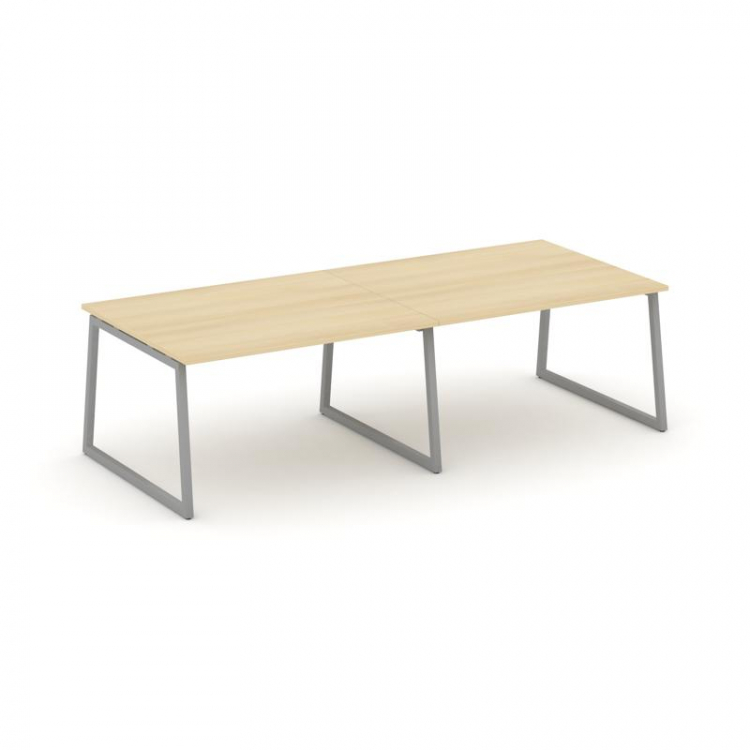 Style Project Стол переговорный SN-4T1.SPRG-043.3 Акация Лорка/Металл Серый 2760*1180*750