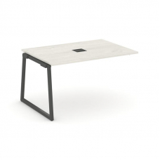 Style Project Проходной наб. элем. перег. стола SN-4T1.NSPRG-001 Дуб Наварра/Металл Антрацит/Заглушк