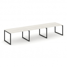 Style Project Стол переговорный SN-4O.SPRG-021.3 Дуб Наварра/Металл Черный 2940*980*750