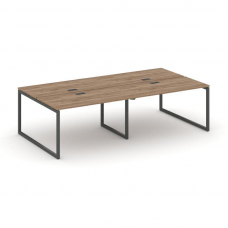 Style Project Рабочая станция 2-х сторон. SN-4O.DRS-033 Дуб Табак/Металл Антрацит 2760*1232*750