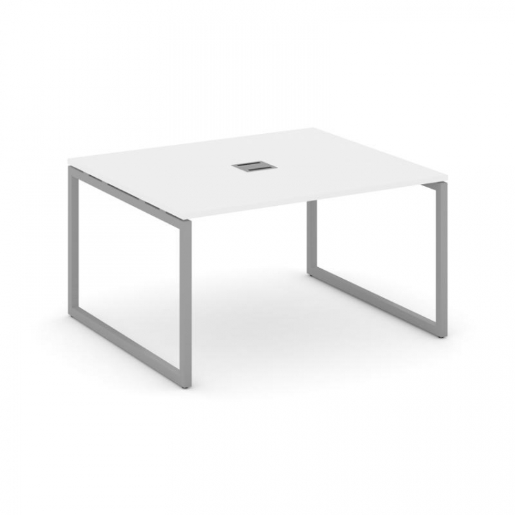 Style Project Стол переговорный SN-4O.SPRG-033 Белый/Металл Серый 1380*1180*750