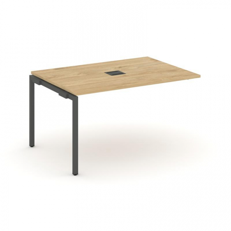 Style Project Проходной наб. элем. перег. стола SN-4P.NSPRG-002 Тиквуд Светлый/Металл Антрацит 1180*