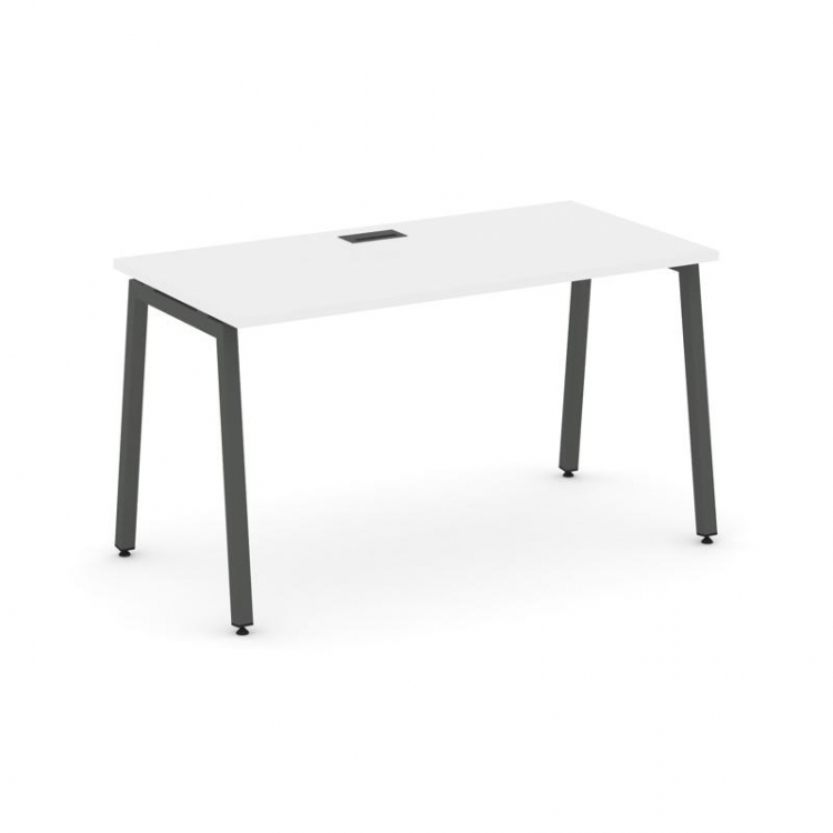 Style Project Стол письменный SN-4A.SP-024 Белый/Металл Антрацит 1580*800*750