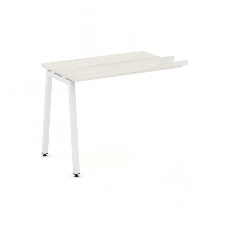 Style Project Брифинг-приставка SN-4A.BR-005 Дуб Наварра/Металл Белый 1380*600*750