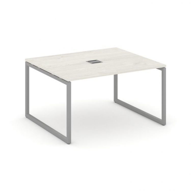 Стайл Проджект Стол переговорный SN-4O.SPRG-032 Дуб Наварра/Металл Серый 1180*1180*750
