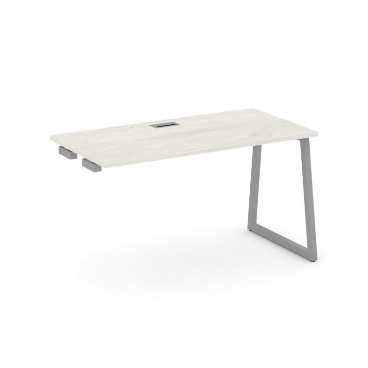 Style Project Стол-приставка к опор. элем. SN-4T1.OPRS-023 Дуб Наварра/Металл Серый/Заглушка Пластик