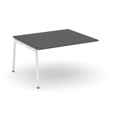 Style Project Проходной наб. элем. перег. стола SN-4A.NSPRG-032.3 Антрацит/Металл Белый 1180*1180*75