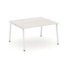 Style Project Стол переговорный SN-4A.SPRG-033.3 Дуб Наварра/Металл Белый 1380*1180*750