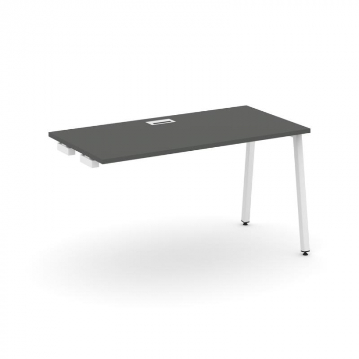 Style Project Стол-приставка к опор. элем. SN-4A.OPRS-022 Антрацит/Металл Белый 1180*800*750