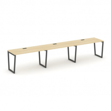 Style Project Рабочая станция 1 сторон. SN-4T2.ORS-052 Акация Лорка/Металл Антрацит/Заглушка Пластик