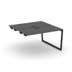 Style Project Стол-приставка к опор. элем. SN-4T2.DPRS-022 Антрацит/Металл Черный/Заглушка Пластик Ч
