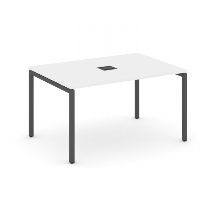 Style Project Стол переговорный SN-4P.SPRG-001 Белый/Металл Антрацит 980*980*750