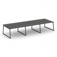 Style Project Рабочая станция 2-х сторон. SN-4T1.DRS-083 Антрацит/Металл Антрацит/Заглушка Пластик Ч